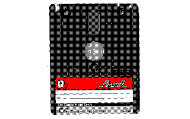 Image Disquette Amsoft convertie en palette 4 couleurs Amstrad avec Image-To-Amstrad-CPC ImgToCPC